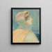 Femme de l'Est - Albert Prentice Button — framed artwork on a wall