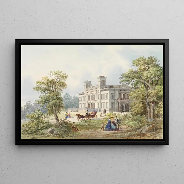 Trieste Ferdinandeum - Albert Rieger — framed artwork on a wall