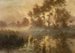 Sunrise in the mist - Albert Rigolot — artwork view