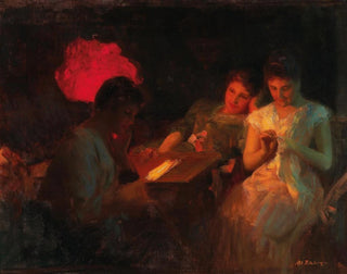 Hand-painted painting - Albert Ritzberger — artwork view