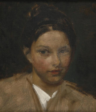 Portrait of a girl - Albert Ritzberger — artwork view