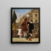 Children saluting during a city festival - Albert Roosenboom — framed artwork on a wall