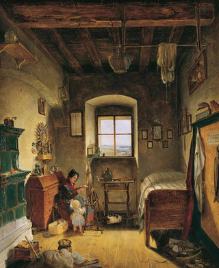 La veuve de la ferme du Landwehrmann - Albert Schindler — artwork view