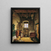 La veuve de la ferme du Landwehrmann - Albert Schindler — framed artwork on a wall