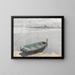 View of the Women’s Island at Chiemsee - Albert Stagura — framed artwork on a wall