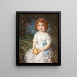 Olivia - Albert Sterner — framed artwork on a wall