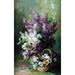 Reproduction of the painting Lilas et pensées - Albert Tibulle Furcy de Lavault