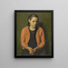 Girl of the Campine - Albert van Dyck — framed artwork on a wall