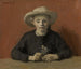 Gusta with Hat - Albert van Dyck — artwork view