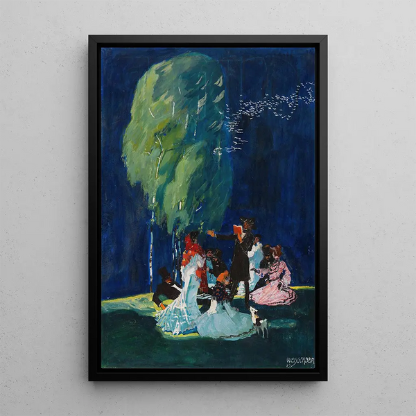 Reproduction of the painting in the park - Albert Weisgerber