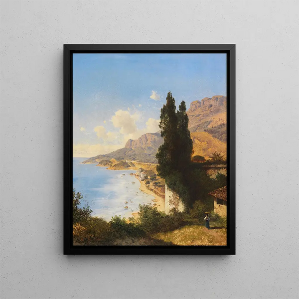The Monaco match in Nice - Albert Zimmermann — framed artwork on a wall