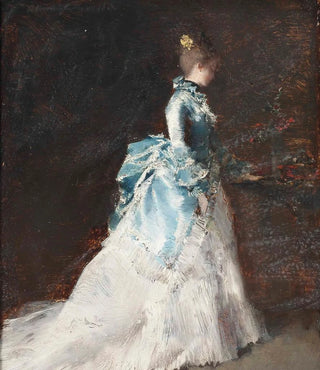 Albert von Keller - Flower arranging in an interior.webp