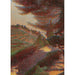 Reproduction of the painting A landscape at dusk - Alberto Bonomi