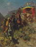 A caravan on a mountain pass - Alberto Pasini — artwork view