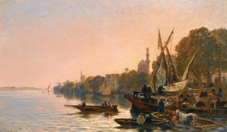 Alberto Pasini - A Ferry On The Nile.webp