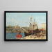 Golden Horn Painting - Alberto Pasini — framed artwork on a wall