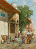 Near the Fountain - Alberto Pasini — artwork view
