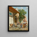 Near the Fountain - Alberto Pasini — framed artwork on a wall