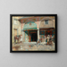 in front of the mosque - Alberto Pasini — framed artwork on a wall
