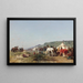 an Arab camp - Alberto Pasini — framed artwork on a wall