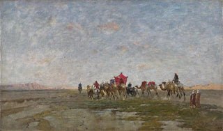 Alberto Pasini - Karawane In Der Wste.webp