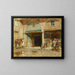 Outside the Mosque - Alberto Pasini — framed artwork on a wall