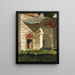 Porte de turbine avec soleil radieux peint - Alberto Pasini — framed artwork on a wall