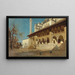 Mosque Yeni Cami, Constantinople - Alberto Pasini — framed artwork on a wall