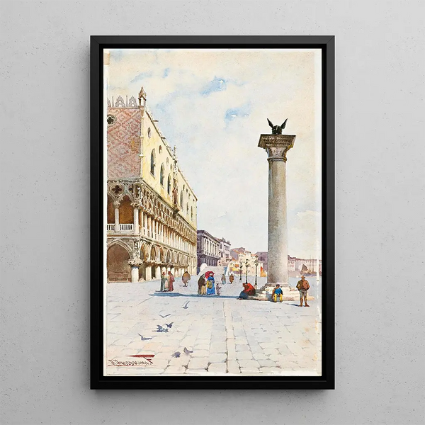 Reproduction of the painting Palace of the Doges - Alberto Prosdocimi