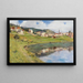 View of Lake Saint-Moritz - Alberto Rossi — framed artwork on a wall