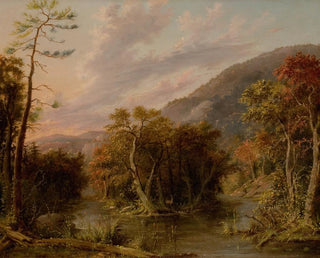 Mountain Round Top from Shinglekill Falls - Albertus Del Orient Browere — artwork view