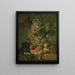 Nature morte aux fleurs et aux fruits - Albertus Jonas Brandt — framed artwork on a wall