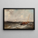 Tirant le filet - Albertus van Beest — framed artwork on a wall