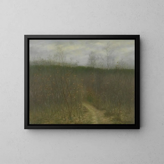 Broussailles à Sint-Martens-Latem - Albijn van den Abeele — framed artwork on a wall