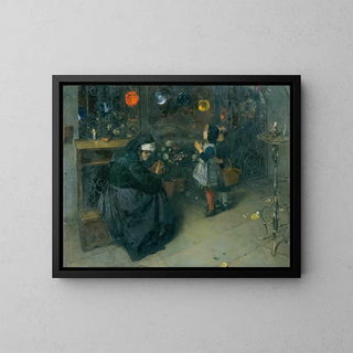 Good Friday - Albin Egger-Lienz — framed artwork on a wall