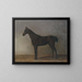 Gray Horse - Albrecht Adam — framed artwork on a wall