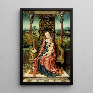 Virgin and Child in Majesty - Albrecht Bouts — artwork view