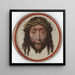 Man of Sorrows - Albrecht Bouts — framed artwork on a wall