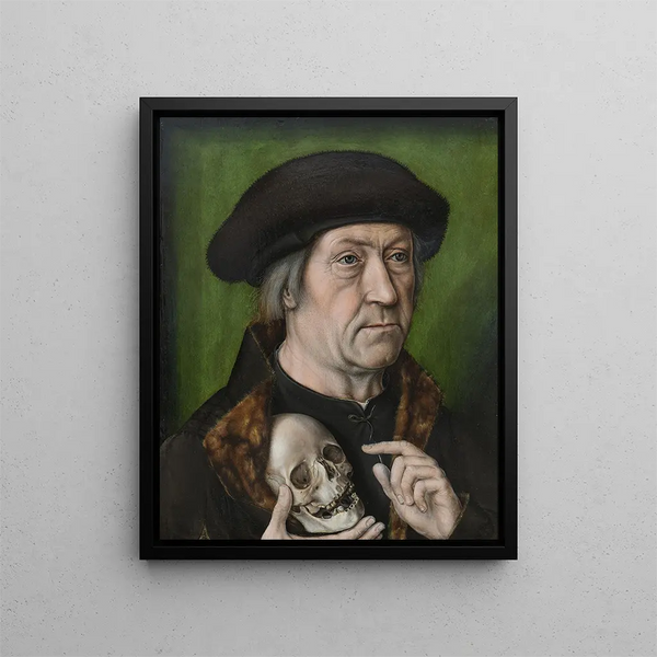 Self-portrait - Albrecht Bouts — framed artwork on a wall