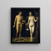 Adam and Eve - Albrecht Dürer — framed artwork on a wall