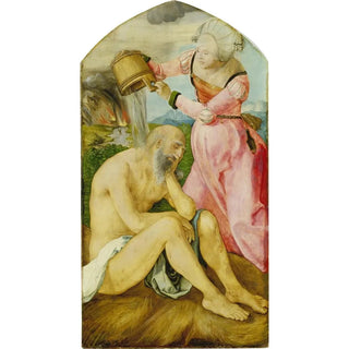 Job sur le tas de fumier - Albrecht Dürer — artwork view