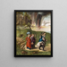 Lot et ses filles - Albrecht Dürer — framed artwork on a wall