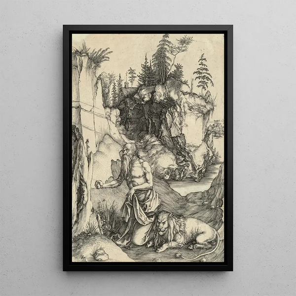 Reproduction of the painting Saint Jerome in Penitence - Albrecht Dürer