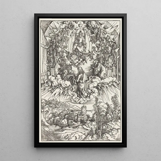 Reproduction of the painting Saint Jean devant Dieu et les Anciens - Albrecht Dürer