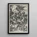 Reproduction of the painting of The Four Horsemen of the Apocalypse - Albrecht Dürer