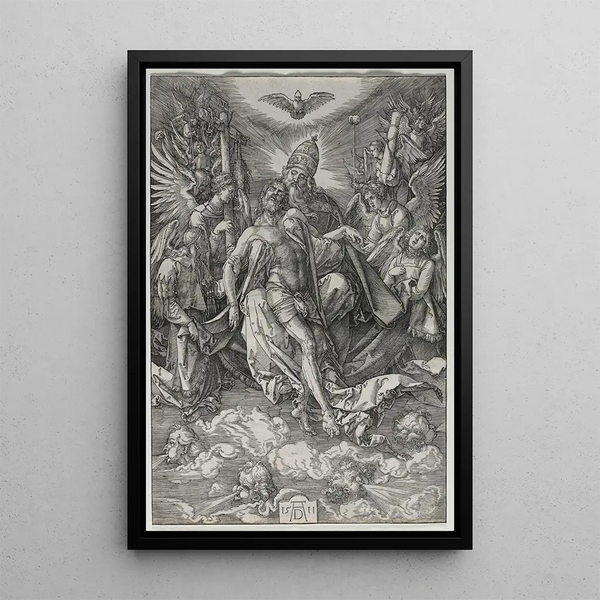 Reproduction of the painting La Sainte Trinité - Albrecht Dürer