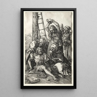 Reproduction of the painting La Déploration - Albrecht Dürer
