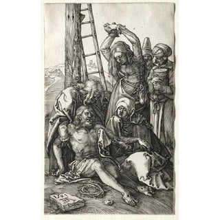Reproduction of the painting La Déploration - Albrecht Dürer