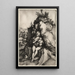 Reproduction of the painting La Pénitence de Saint Jean Chrysostome - Albrecht Dürer