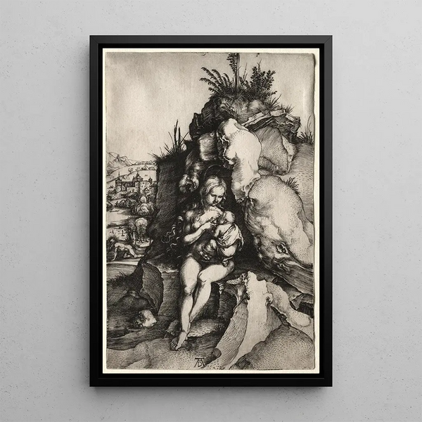 Reproduction of the painting La Pénitence de Saint Jean Chrysostome - Albrecht Dürer